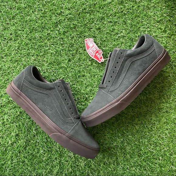 Vans Old Skool Black Outsole / Darkest green - Picture 3 of 6